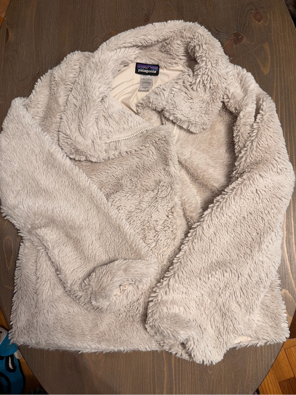 Patagonia Plush Zip-Front Pullover - Light Taupe